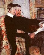 Alexander J Cassatt and his son Robert Kelso